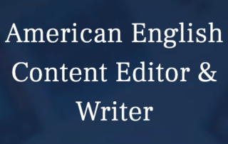 American Content writer in Stockholm